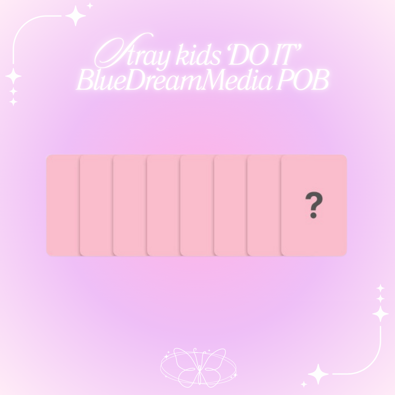 [PRE-ORDER] Stray Kids IT TAPE 'DO IT' BlueDreamMedia POB Benefit Photocard