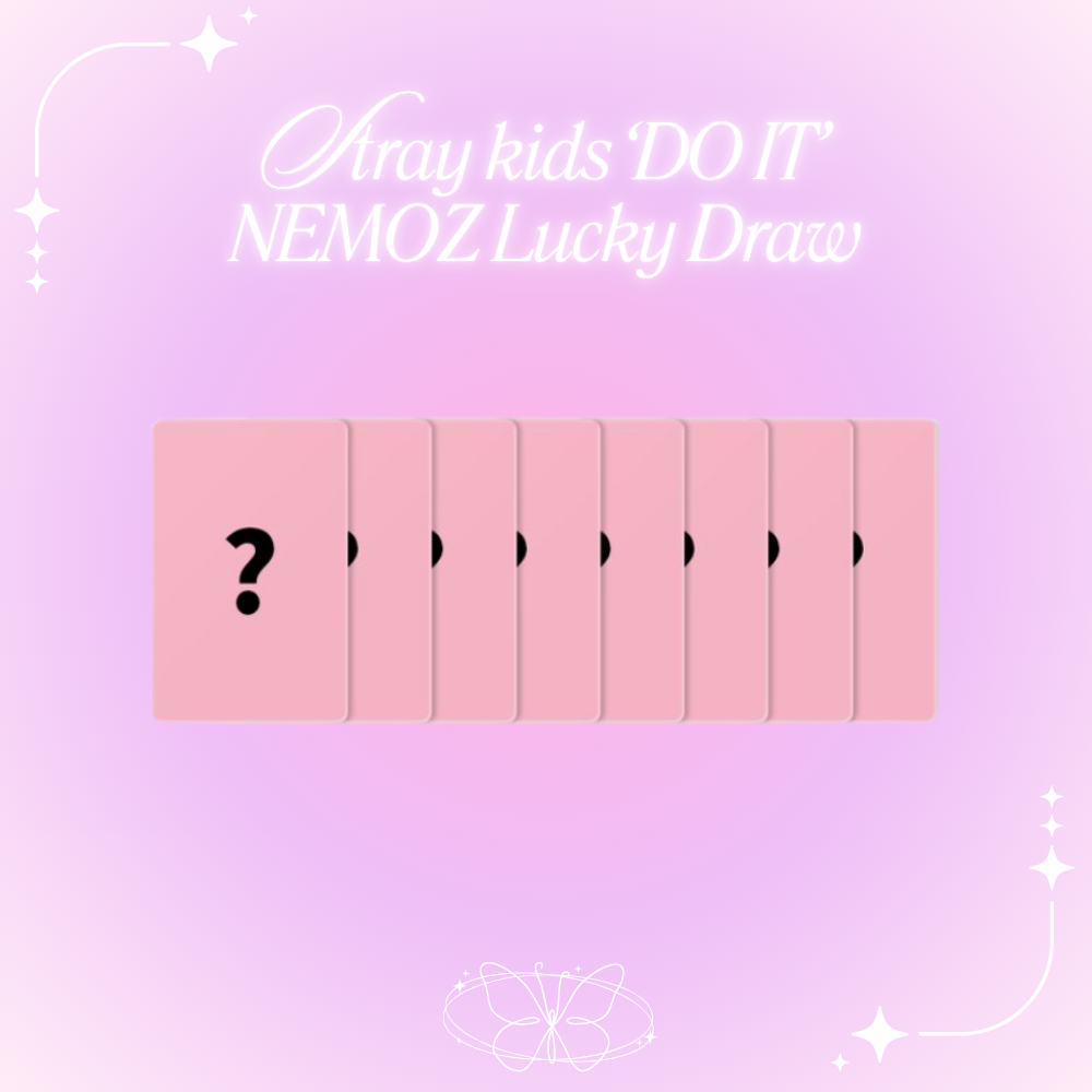 [PRE-ORDER] Stray Kids IT TAPE 'DO IT' NEMOZ Lucky Draw POB Benefit Photocard