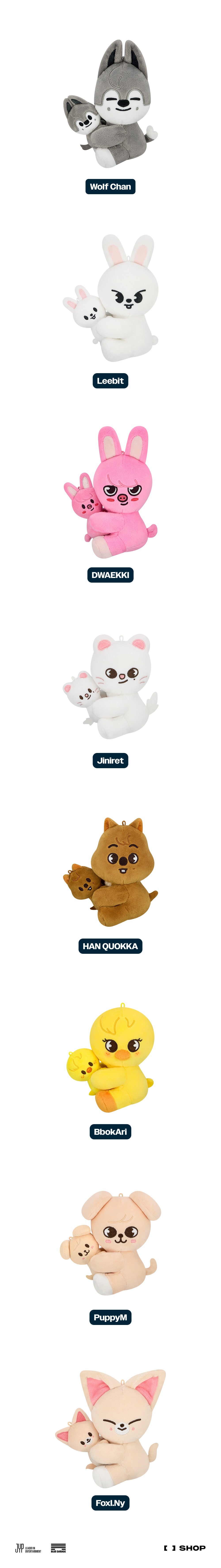 [RESTOCK] SKZOO Magnet Plush Set - Stray Kids DominATE CelebrATE Pop-up Store MD