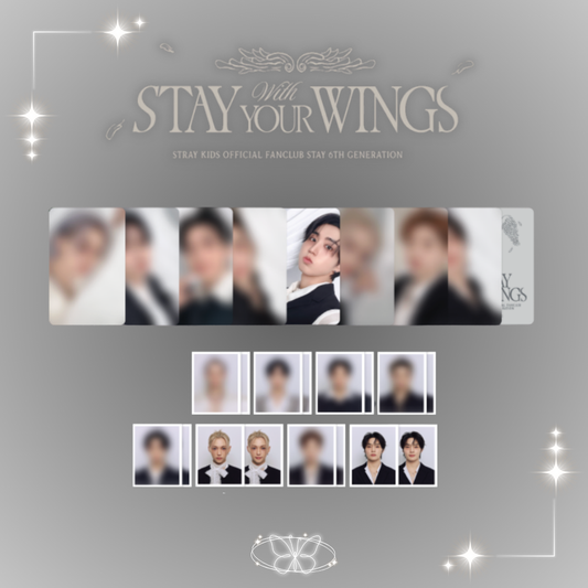 [PRE-ORDER] Stray Kids 6th Generation 'STAY With Your Wings' Membership Kit Member Sets