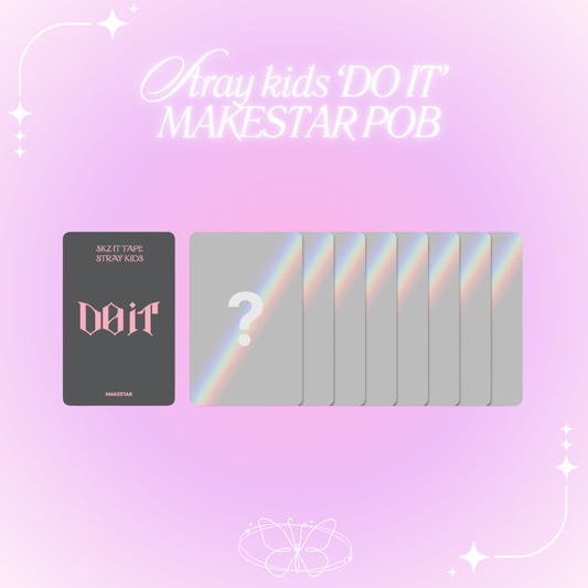 [PRE-ORDER] Stray Kids IT TAPE 'DO IT' MAKESTAR POB Benefit Photocard