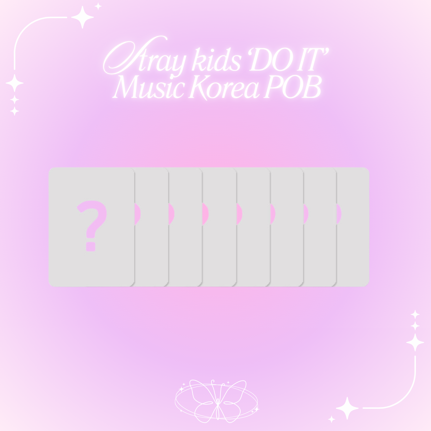 [PRE-ORDER] Stray Kids IT TAPE 'DO IT' Music Korea POB Benefit Photocard