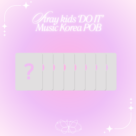 [PRE-ORDER] Stray Kids IT TAPE 'DO IT' Music Korea POB Benefit Photocard
