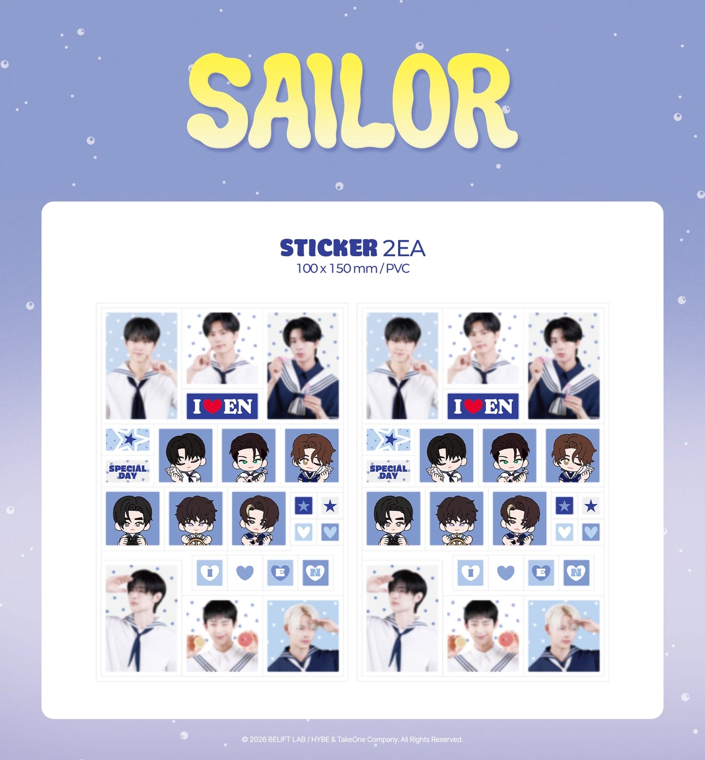 Sticker - ENHYPEN World Sailor MD