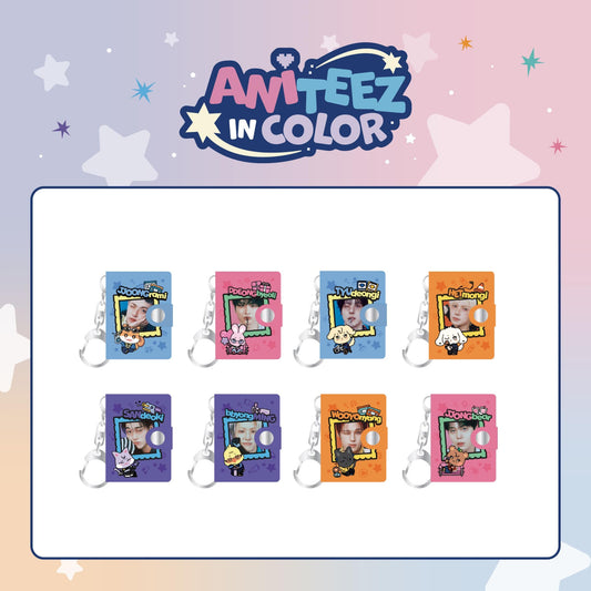 [PRE-ORDER] Mini Album Keyring - ATEEZ X ANITEEZ POP-UP STORE [ANITEEZ IN COLOR] MD