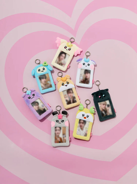 MIGHTEEZ Photo Holder Plush Keyring - ATEEZ MIGHTEEZ WORLD