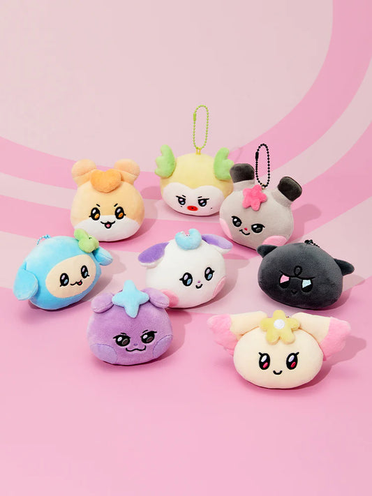 MIGHTEEZ Face Plush Keyring - ATEEZ MIGHTEEZ WORLD