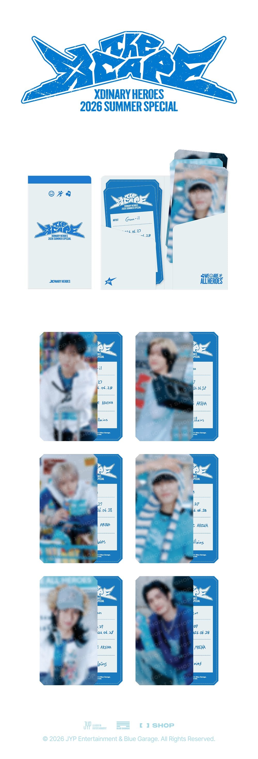 [PRE-ORDER] Photo Ticket Set - Xdinary Heroes 2026 Summer Special 'The Xcape' MD