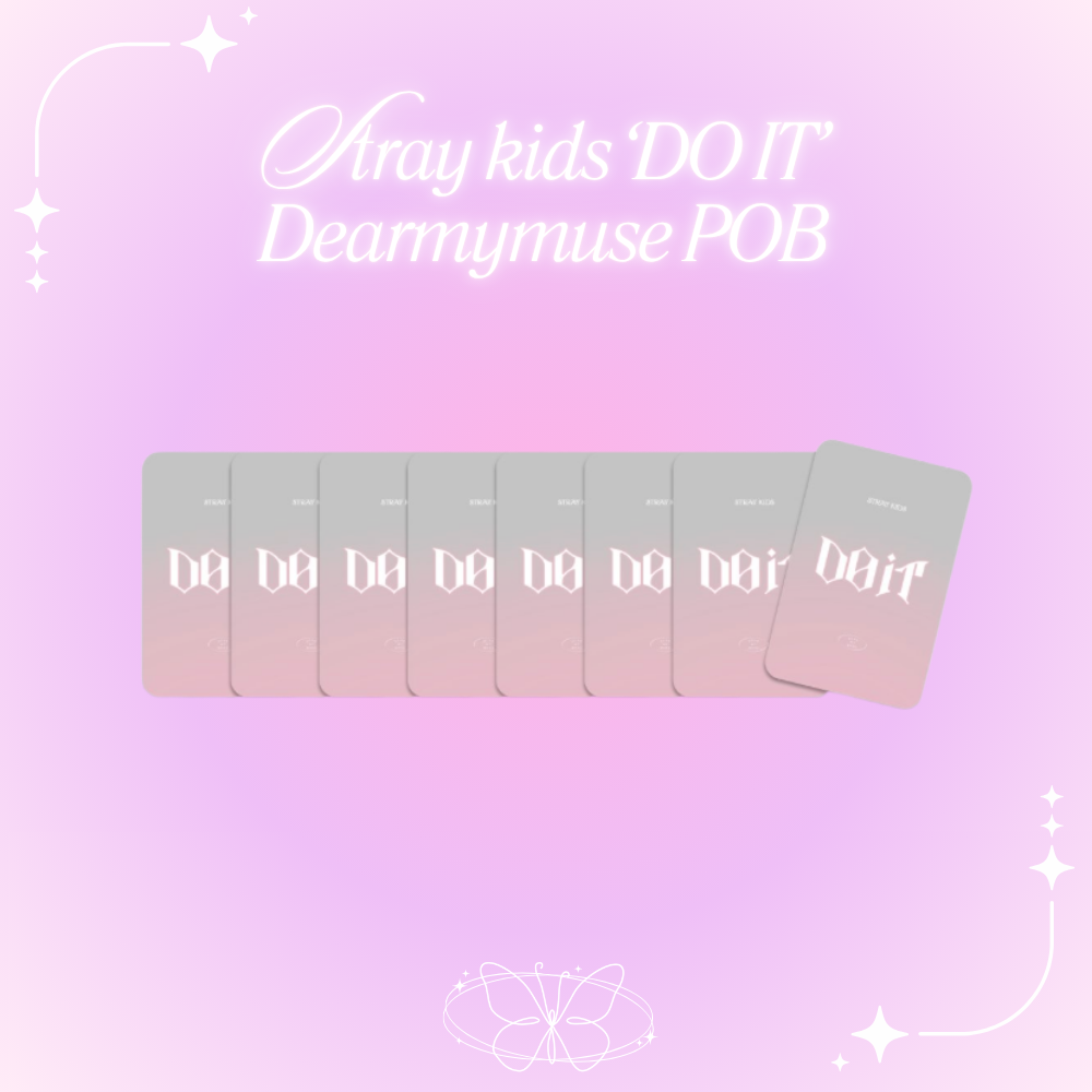 [PRE-ORDER] Stray Kids IT TAPE 'DO IT' Dearmymuse POB Benefit Photocard