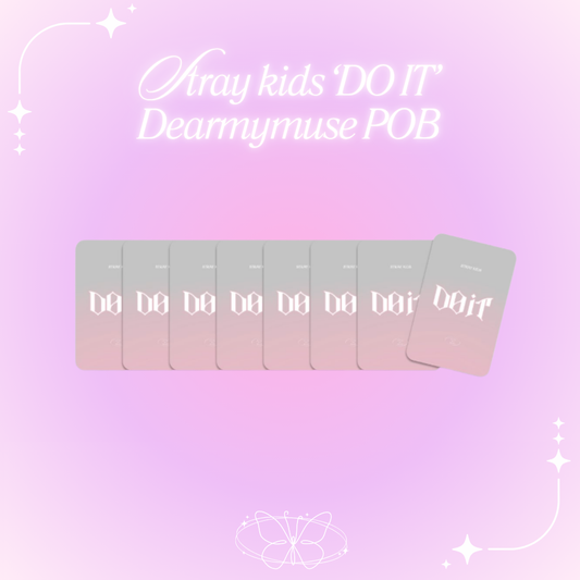 [PRE-ORDER] Stray Kids IT TAPE 'DO IT' Dearmymuse POB Benefit Photocard