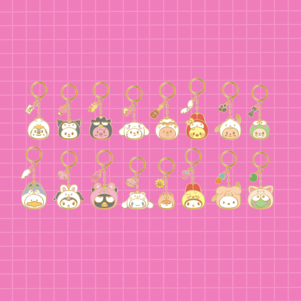 [PRE-ORDER] Metal Keyring - SKZOO X SANRIO CHARACTERS