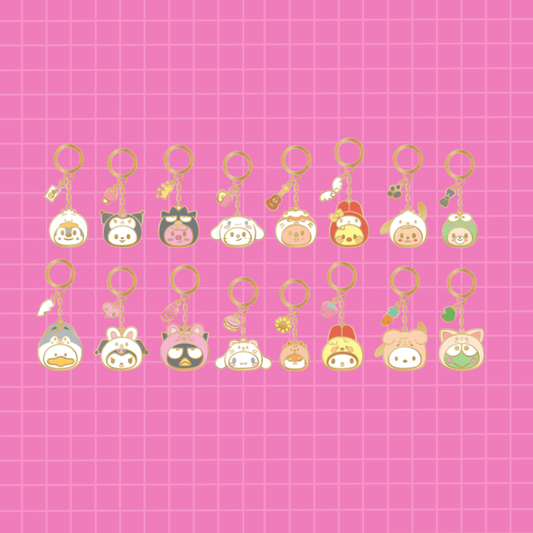 [PRE-ORDER] Metal Keyring - SKZOO X SANRIO CHARACTERS