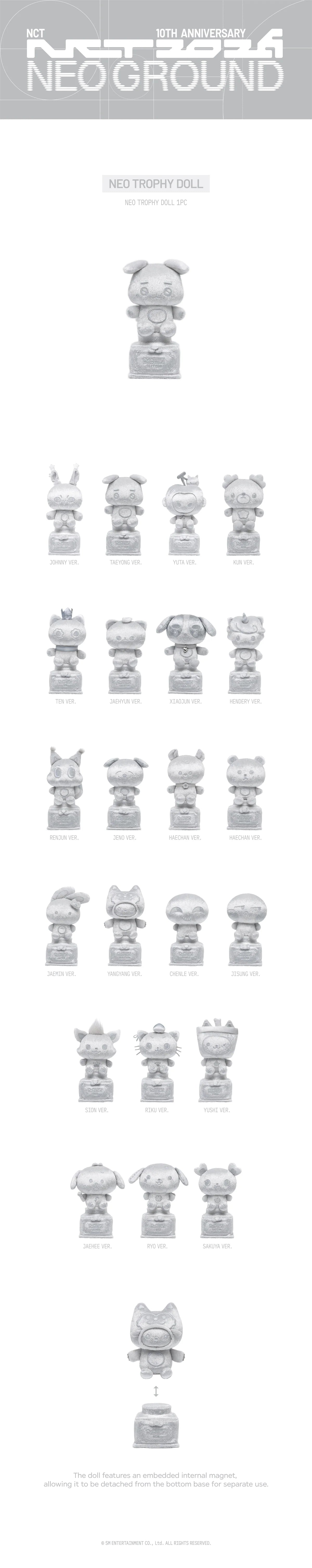 [PRE-ORDER] Neo Trophy Doll - 2026 NCT 10TH ANNIVERSARY [NCT 2026] POP UP : NEO GROUND