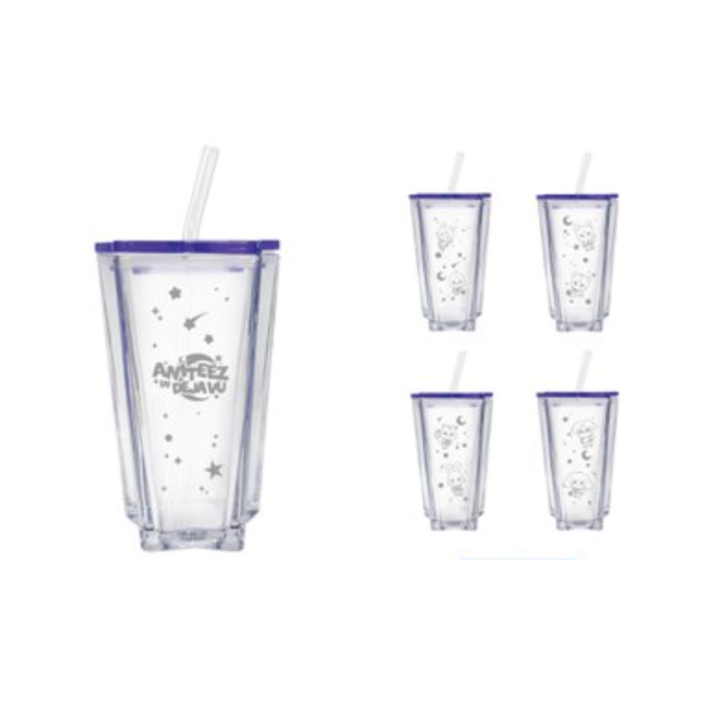 [PRE-ORDER] Starlight Glass Tumbler - ATEEZ X ANITEEZ POP-UP STORE [ANITEEZ IN DEJA VU] MD