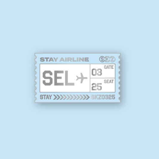 [PRE-ORDER] Metal Badge Seoul Version - Stray Kids SKZOO Everywhere All Around the World Seoul Pop Up MD