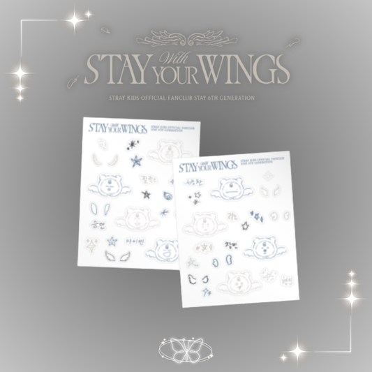 [PRE-ORDER] Stray Kids 6th Generation 'STAY With Your Wings' Membership Kit Deco Sticker