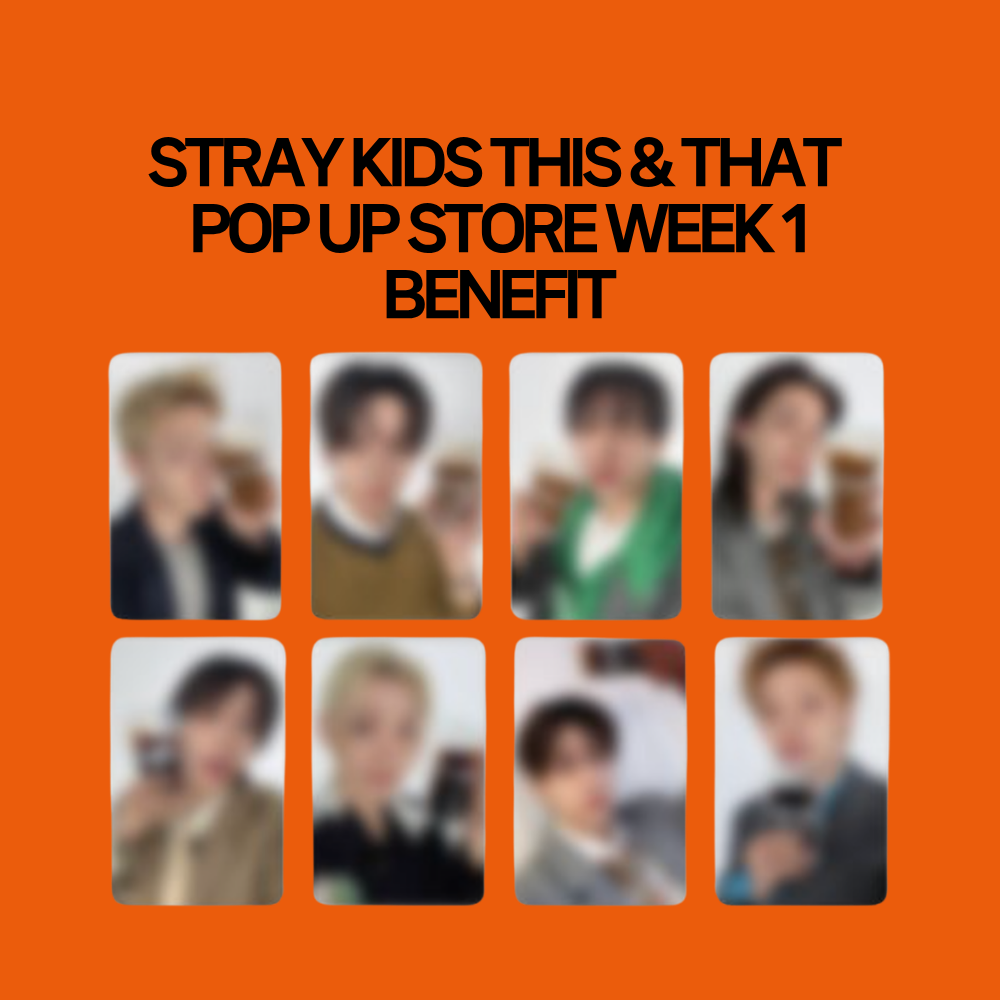 [PRE-ORDER] Stray Kids 10th Mini Album - THIS & THAT Pop Up Store Week 1 Benefit Photocard