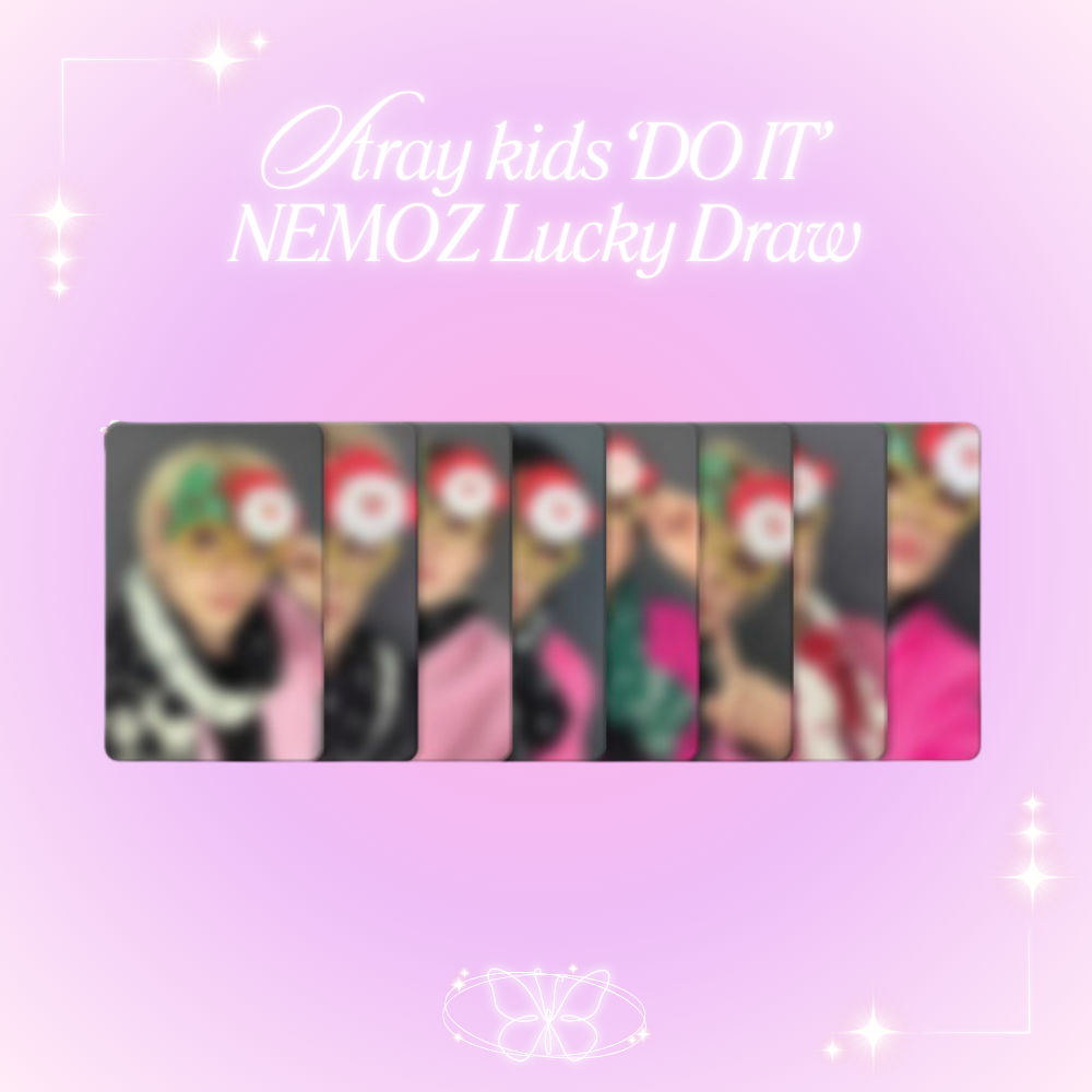 Stray Kids IT TAPE 'DO IT' NEMOZ Lucky Draw POB Benefit Photocard