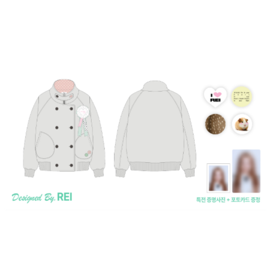 [PRE-ORDER] Fleece Jacket Set BY REI - IVE The 4th Fan Concert 'DIVE into IVE' MD