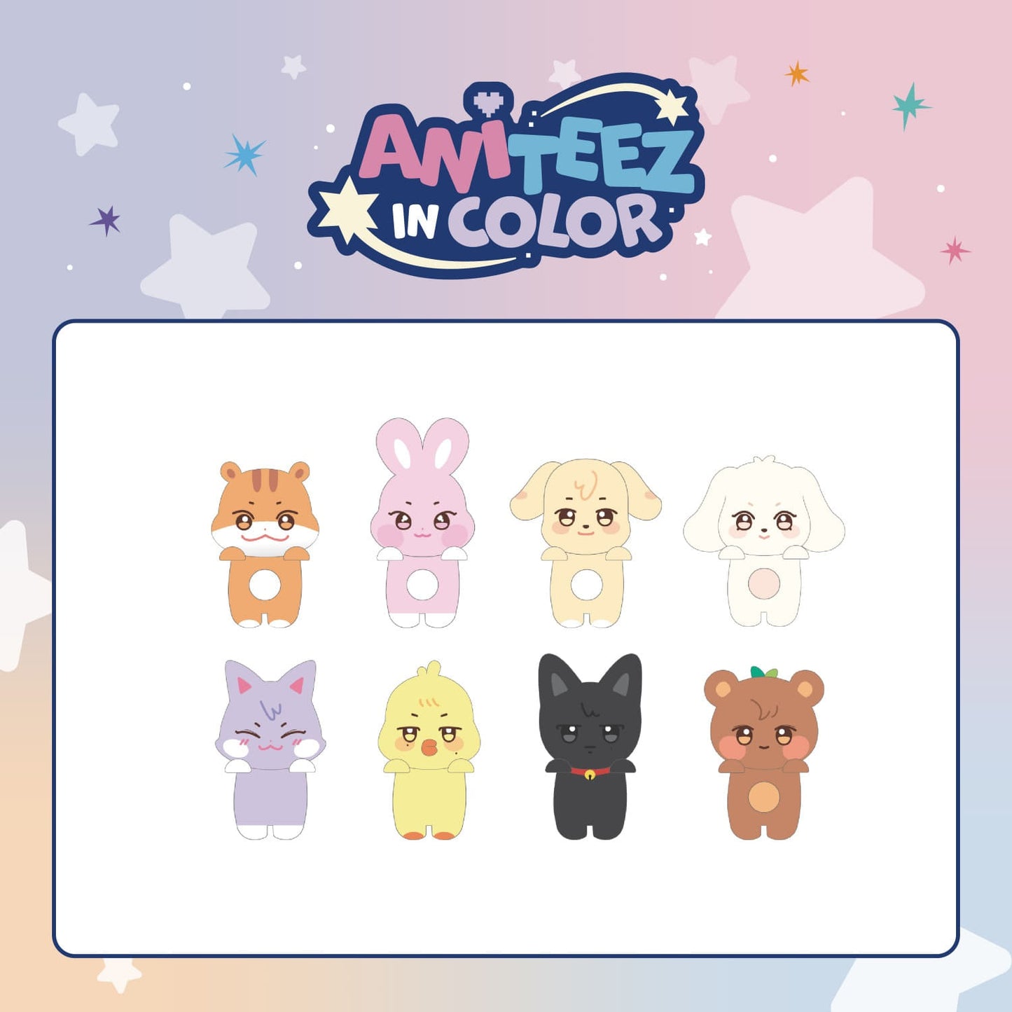 [PRE-ORDER] Mini Deco Figure - ATEEZ X ANITEEZ POP-UP STORE [ANITEEZ IN COLOR] MD