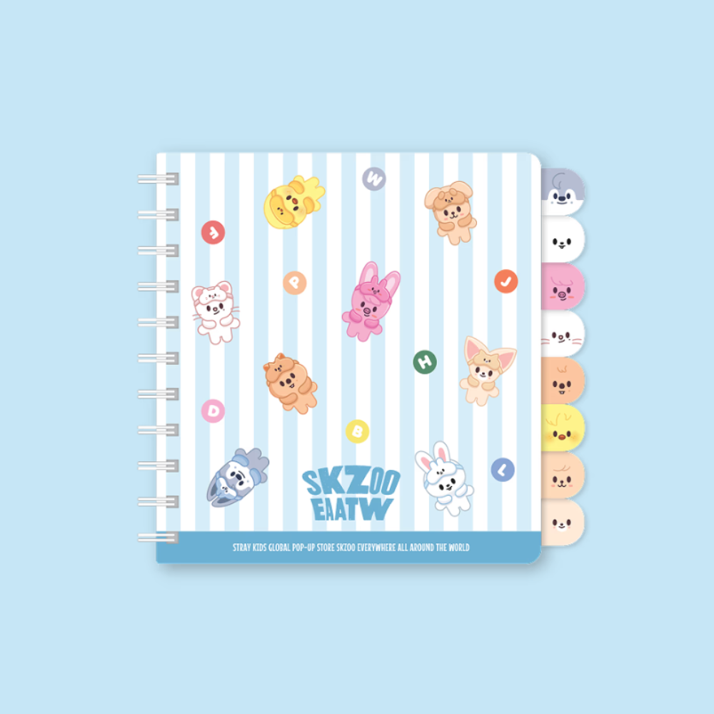 [PRE-ORDER] SKZOO Index Note Seoul Version - Stray Kids SKZOO Everywhere All Around the World Seoul Pop Up MD