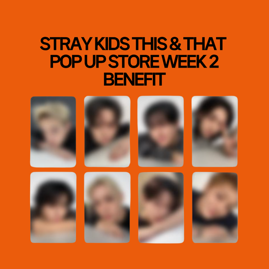 [PRE-ORDER] Stray Kids 10th Mini Album - THIS & THAT Pop Up Store Week 2 Benefit Photocard