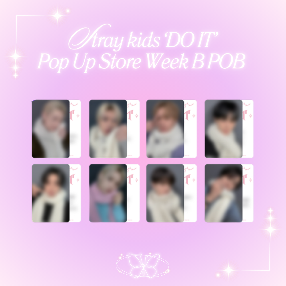 [PRE-ORDER] Stray Kids 'DO IT' Pop Up Store Week B Benefit Photocard