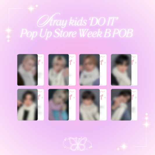 [PRE-ORDER] Stray Kids 'DO IT' Pop Up Store Week B Benefit Photocard