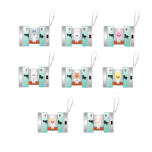[PRE-ORDER] SKZOO Capsule Acrylic Keyring - Stray Kids 'THIS & THAT' Pop Up Store