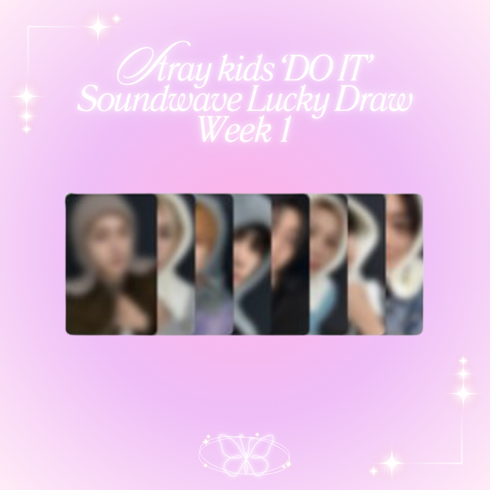 [PRE-ORDER] Stray Kids 'DO IT' Soundwave Lucky Draw Week 1 Photocard