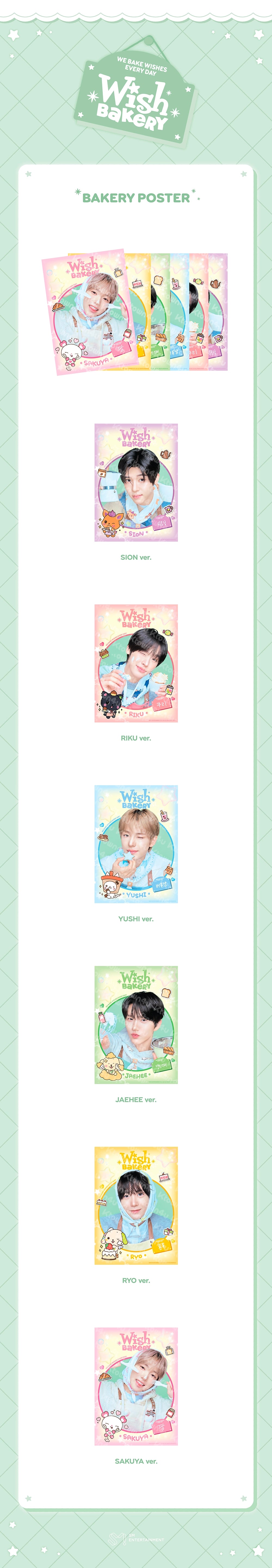 [PRE-ORDER] Bakery Poster - NCT Wish 2026 Pop Up [WISH BAKERY] MD