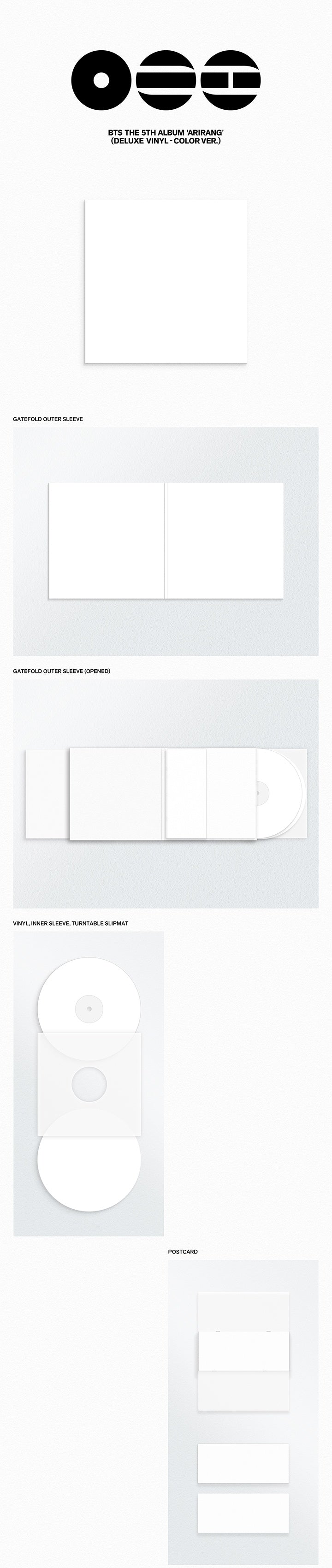 [PRE-ORDER] BTS 5th Album - ARIRANG Deluxe Vinyl (B&W & Color Ver.)