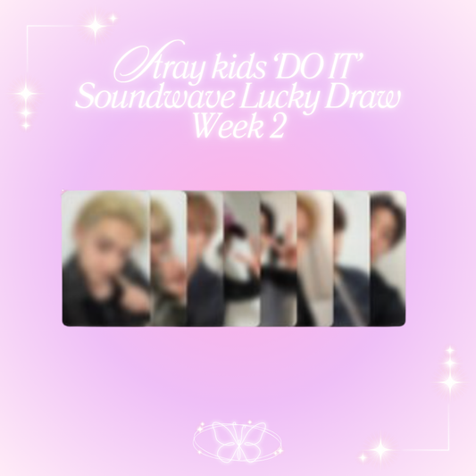 [PRE-ORDER] Stray Kids 'DO IT' Soundwave Lucky Draw Week 2 Photocard