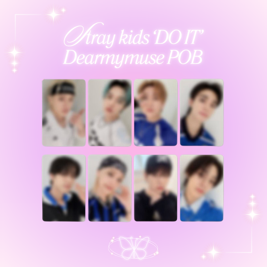 [PRE-ORDER] Stray Kids IT TAPE 'DO IT' Dearmymuse POB Benefit Photocard