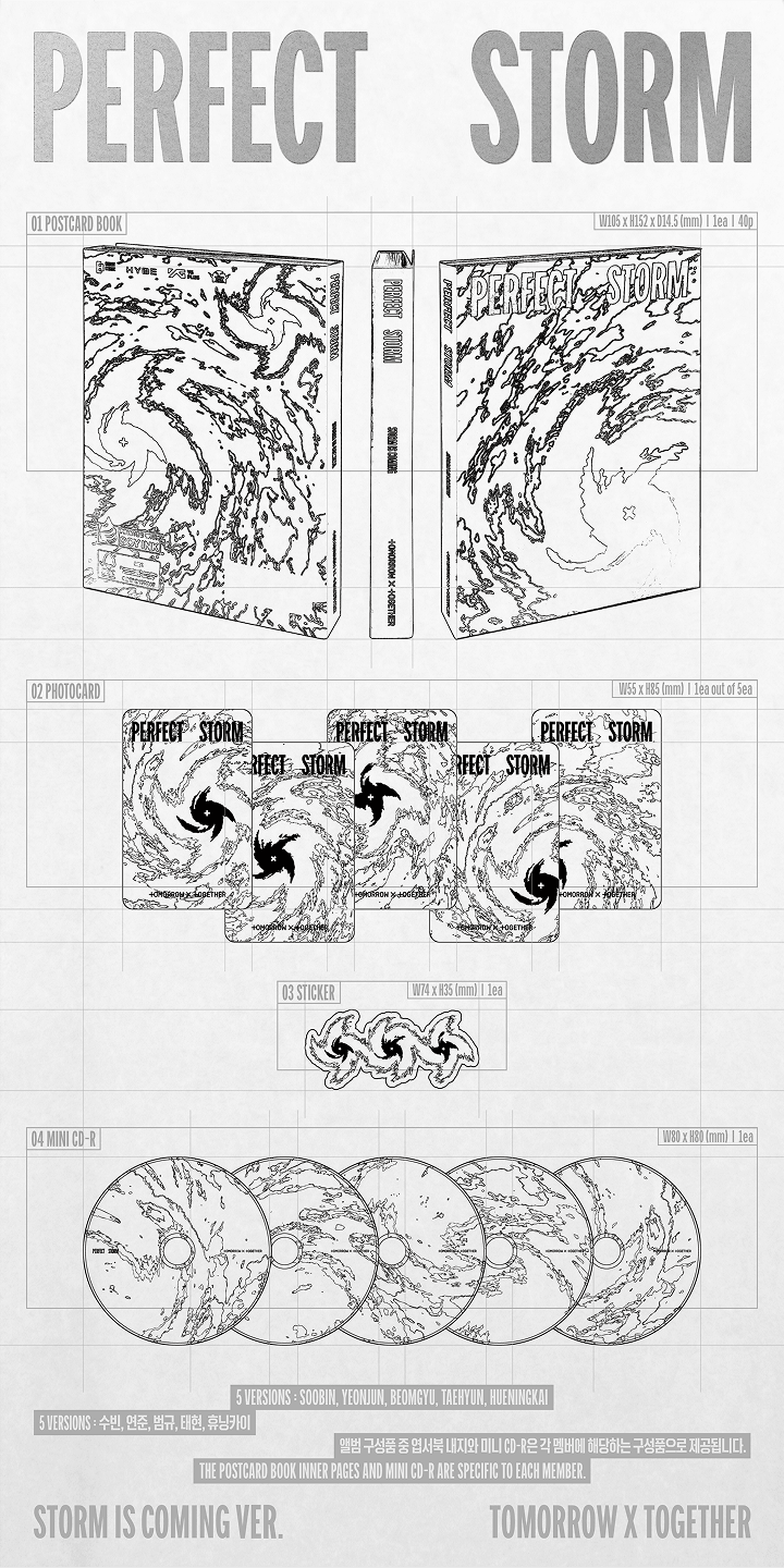 [PRE-ORDER] TOMORROW X TOGETHER 9th Mini Album - Perfect Storm (Storm is Coming Ver.) (w/ Pre-Order Benefit)