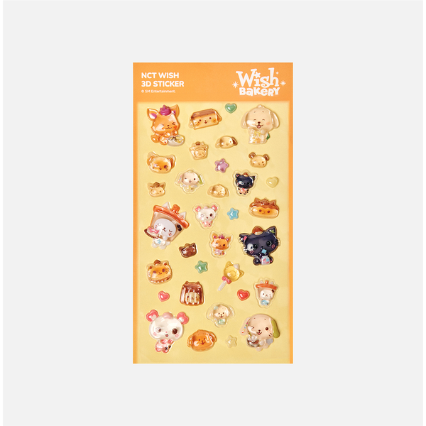 [PRE-ORDER] 3D Sticker - NCT Wish 2026 Pop Up [WISH BAKERY] MD