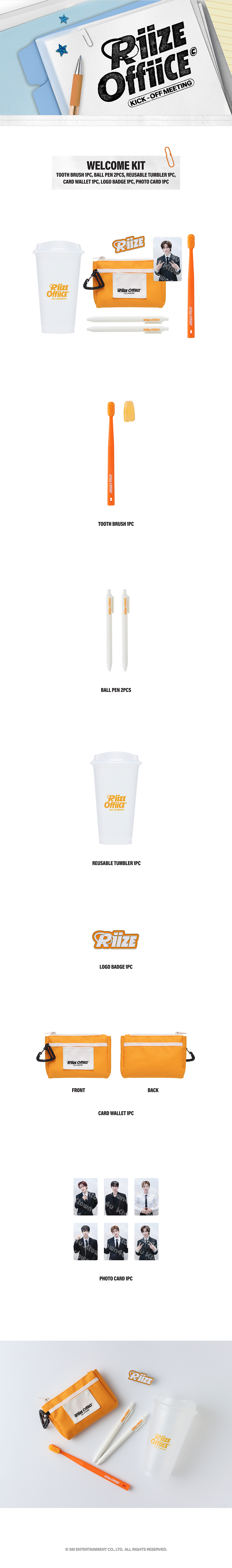 [PRE-ORDER] Welcome Kit - RIIZE 2026 1000 Days Fan Party [RIIZE OFFICE] MD