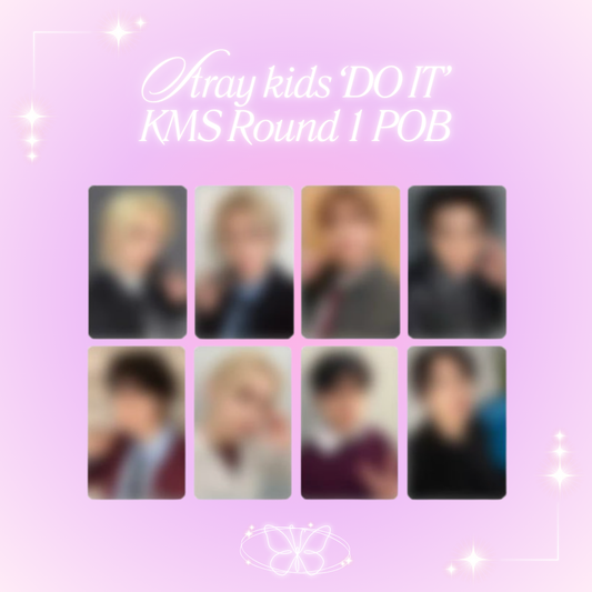 [PRE-ORDER] Stray Kids 'DO IT' KMStation Round 1 POB Photocard