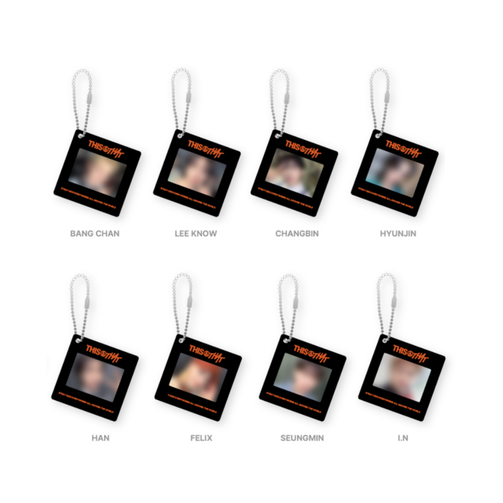 [PRE-ORDER] Photo Keyring - Stray Kids 'THIS & THAT' Pop Up Store