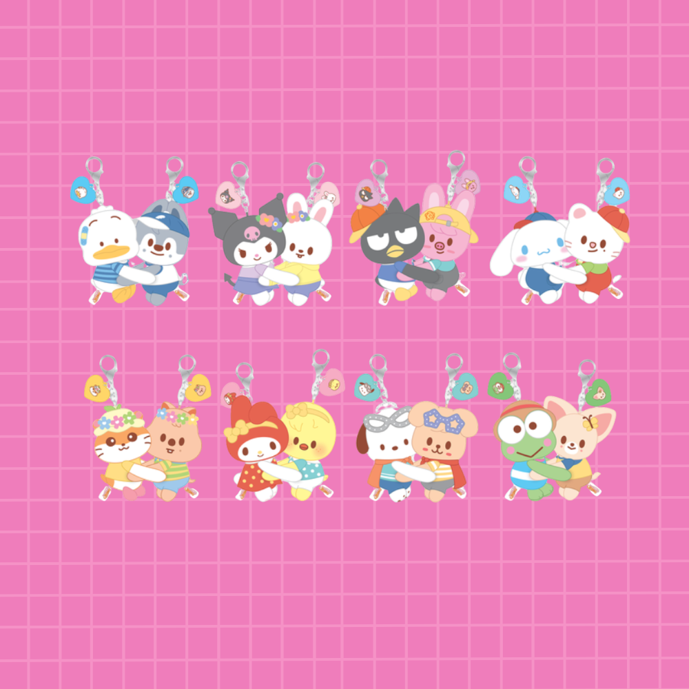 [PRE-ORDER] Hug Plush Keyring - SKZOO X SANRIO CHARACTERS