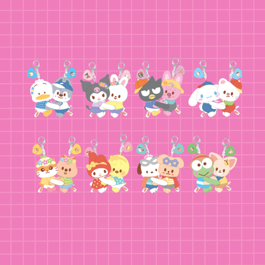 [PRE-ORDER] Hug Plush Keyring - SKZOO X SANRIO CHARACTERS