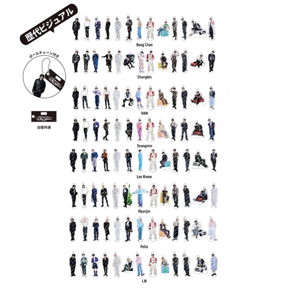 [PRE-ORDER] Random Mini Acrylic Stand Charm - Stray Kids Japan Exhibition 'We STAY Together' Offline MD