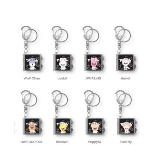 [PRE-ORDER] SKZOO Mirror Keyring - Stray Kids 'THIS & THAT' Pop Up Store