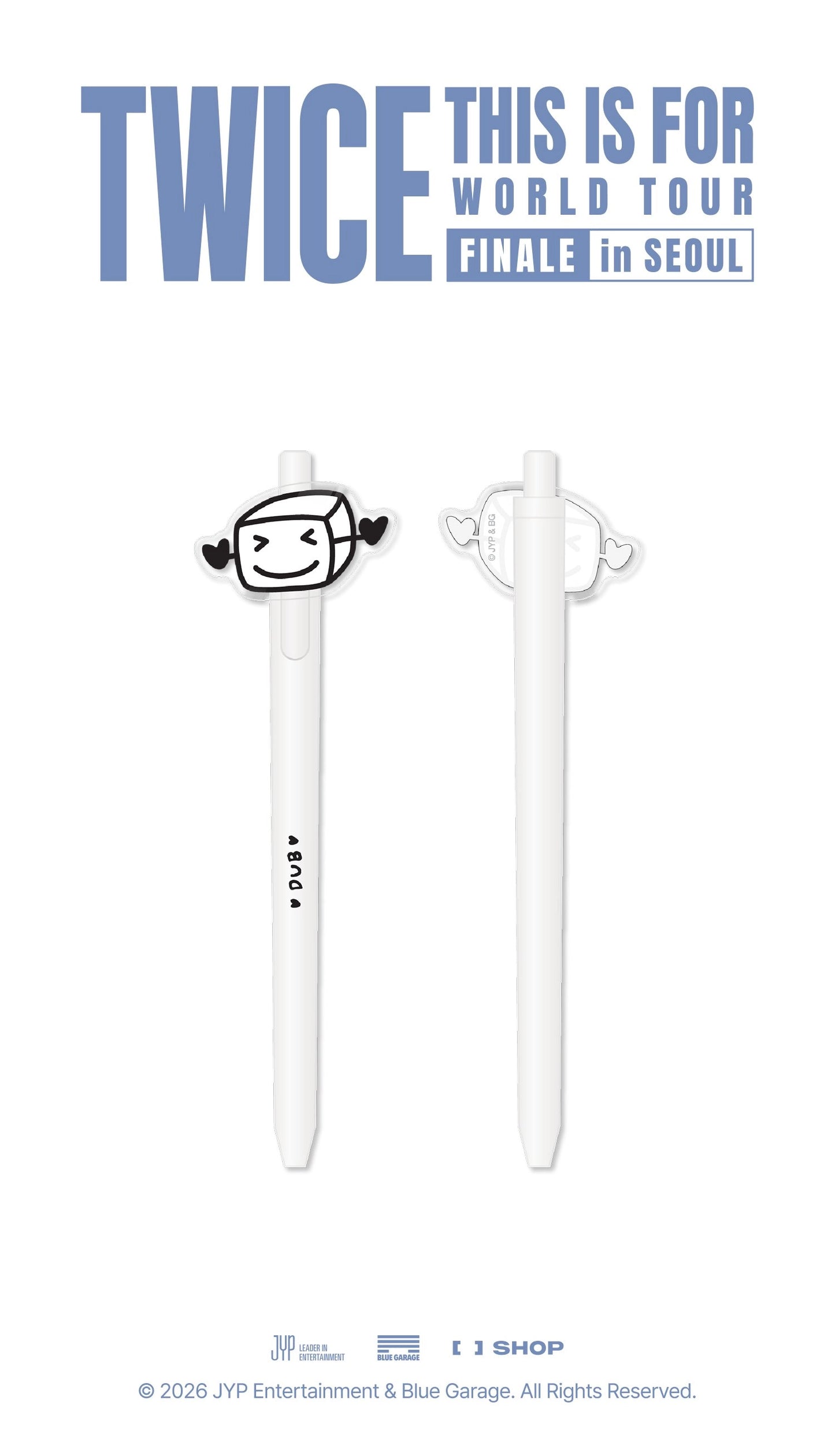 [PRE-ORDER] Dahyeon Dub Gel Pen - TWICE 2026 World Tour 'THIS IS FOR' Finale in Seoul MD