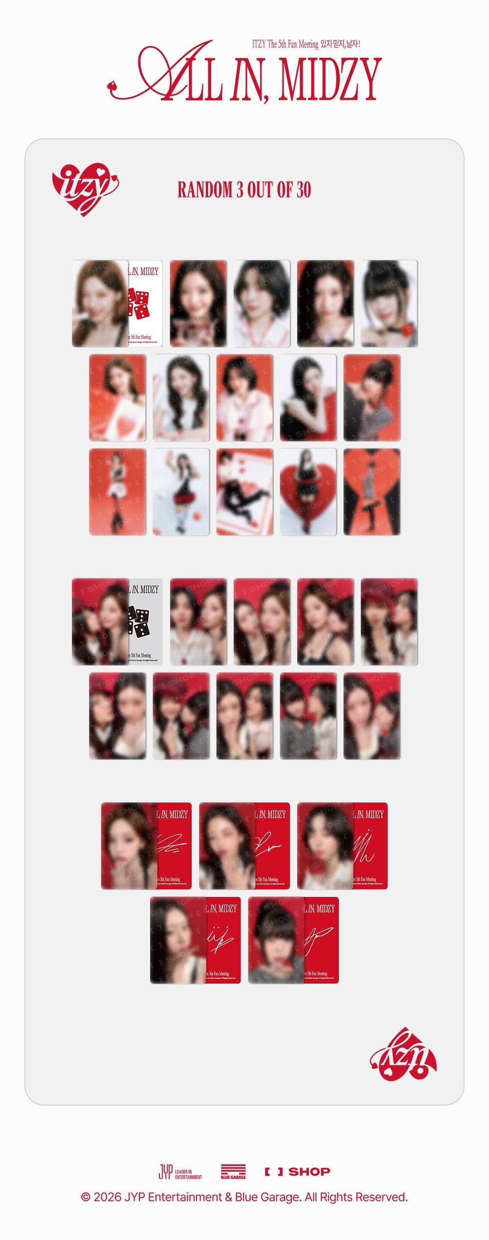 [PRE-ORDER] Trading Card - ITZY 5th Fanmeeting 'All In, MIDZY' MD