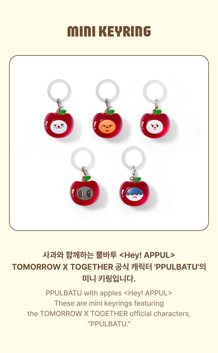[PRE-ORDER] Mini Keyring - TXT PPULBATU [Hey! APPUL] MD
