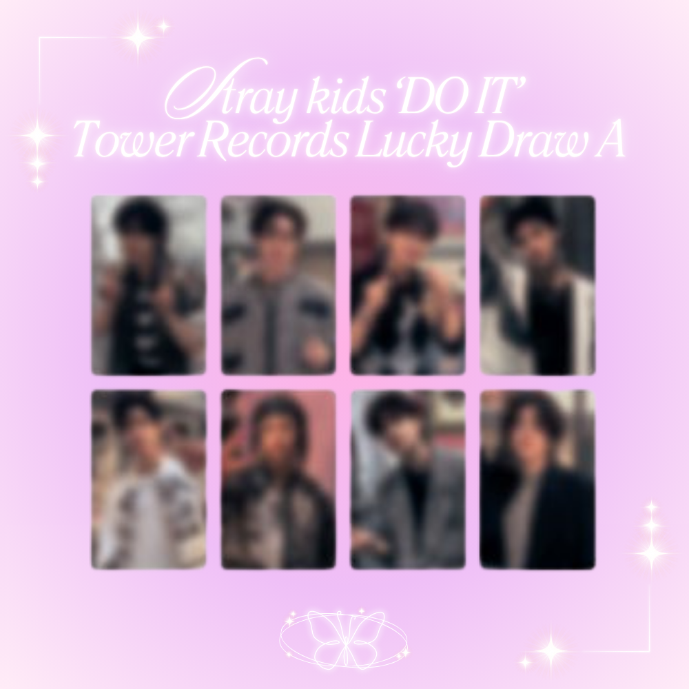 [PRE-ORDER] Stray Kids IT TAPE 'DO IT' Tower Records Japan Lucky Draw A Photocard