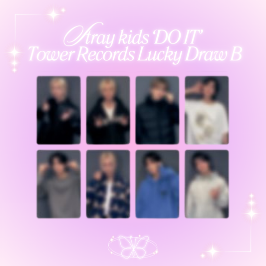 [PRE-ORDER] Stray Kids IT TAPE 'DO IT' Tower Records Japan Lucky Draw B Photocard