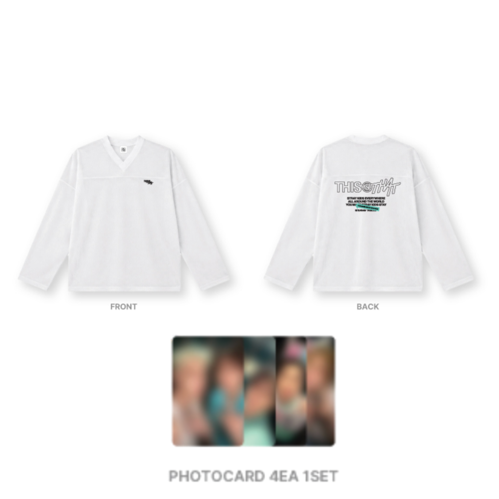 [PRE-ORDER] Mesh Long Sleeve - Stray Kids 'THIS & THAT' Pop Up Store