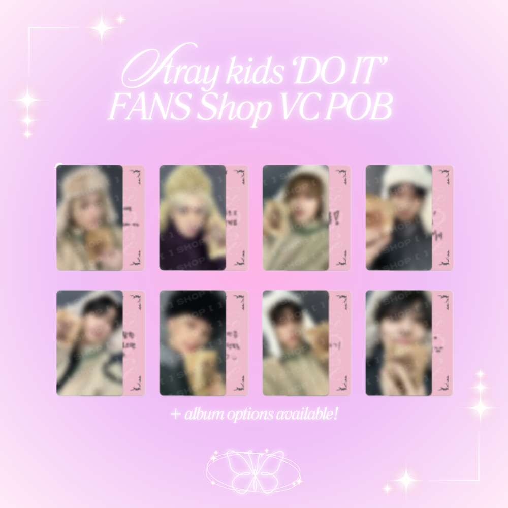 [PRE-ORDER] Stray Kids 'DO IT' FANS Shop VC POB Benefit Photocard